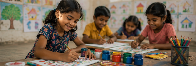 Children supported through Ummeed Angels Foundation education programmes